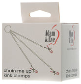 Adam and Eve Chain Me Up Kink Clamps Nipple and Clit Clamps
